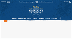 Desktop Screenshot of hanlonsbrewery.com